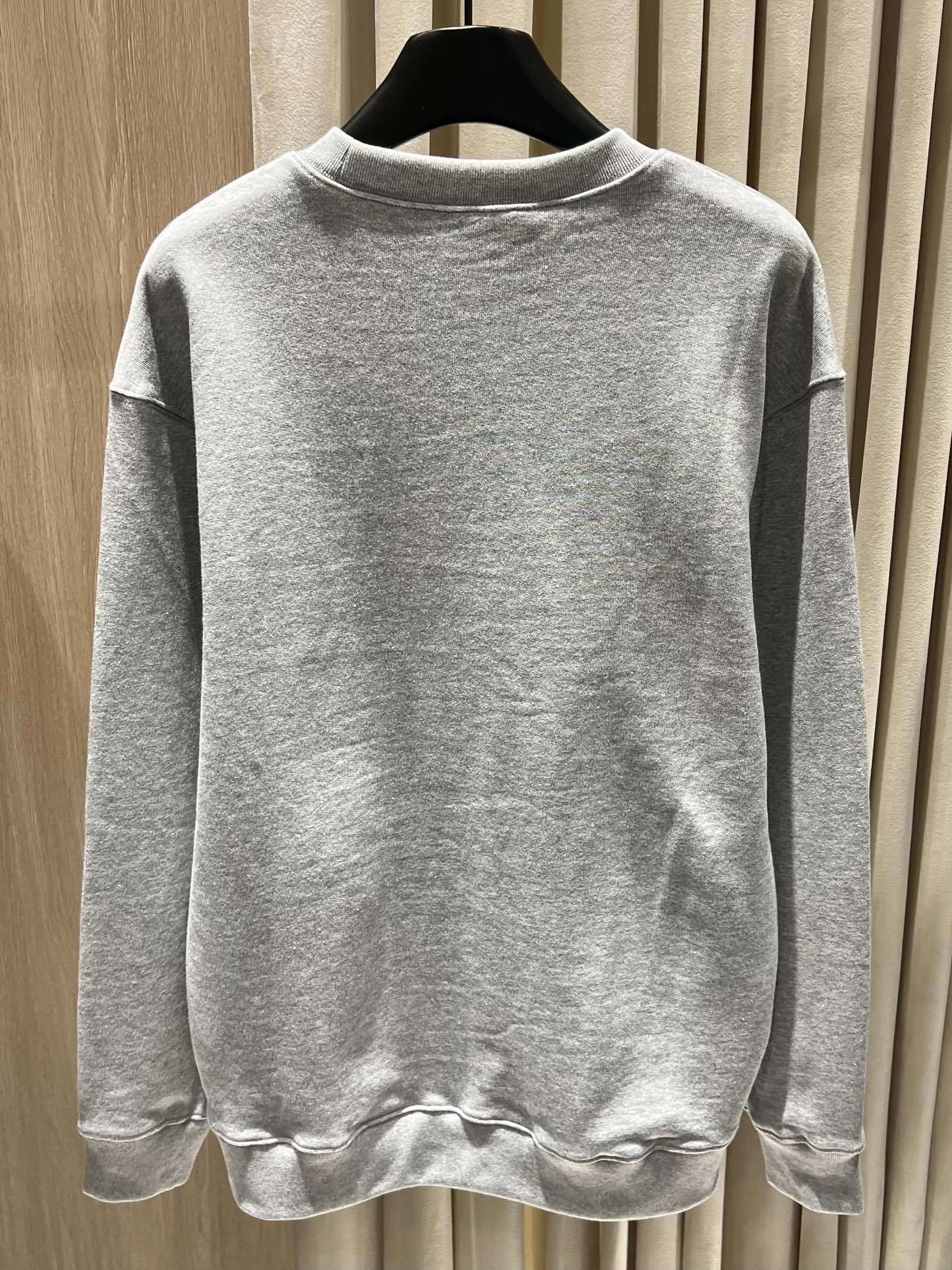 wg.luxury-- 6u33i Grey Sweatshirt with Horsebit Embroidery item:E-F140L1911H